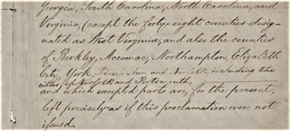 Emancipation Proclamation